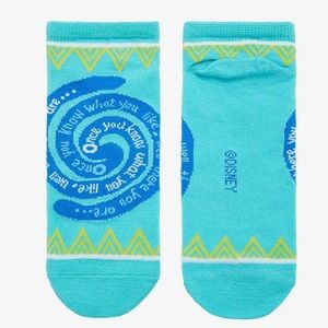 2/$12 Disney Moana‎ There You Are Spiral Socks Hot Topic